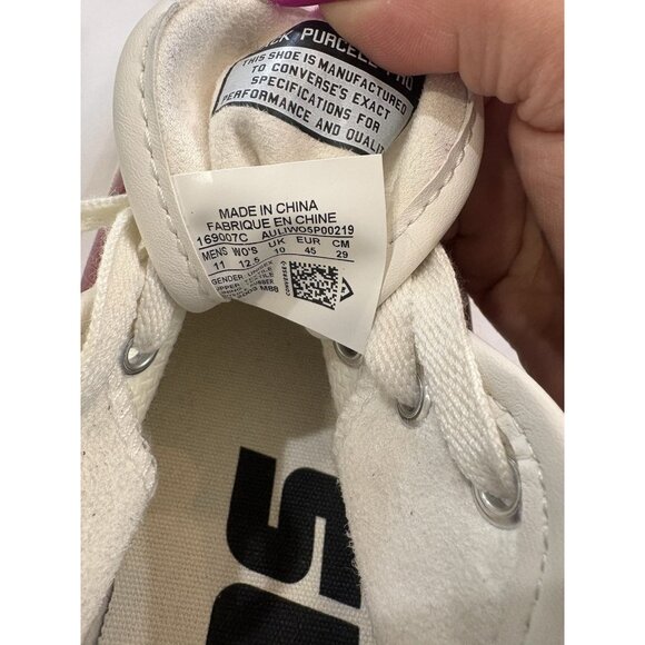 Size 11 - Pop Trading Company x Converse Jack Purcell Pro Low Egret Red - Picture 7 of 10